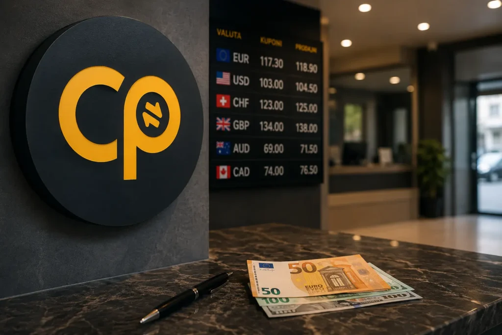 CP Menjačnica Zemun – zamena evra i stranih valuta